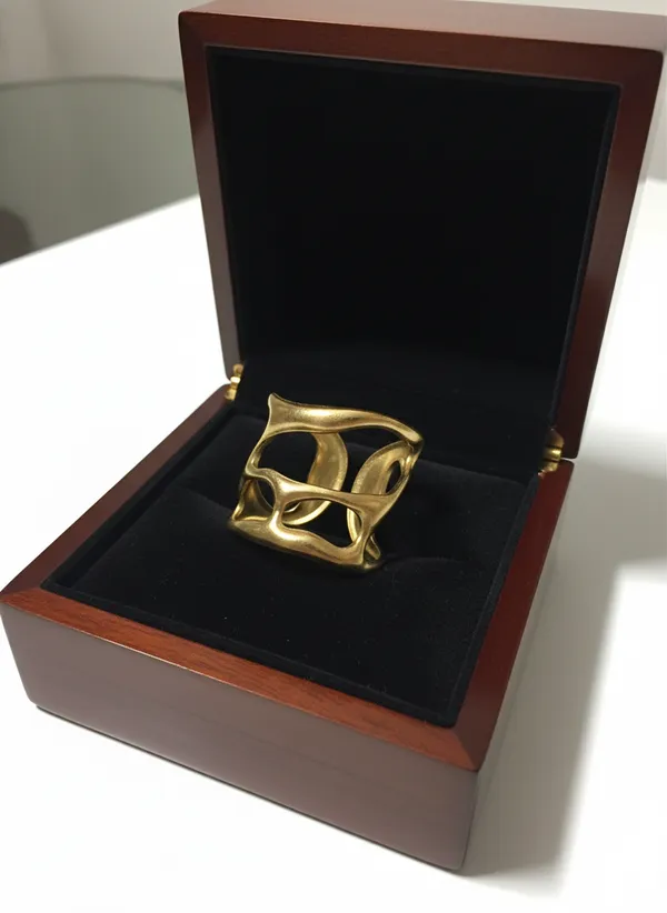 Gold_Uneven_Flow_Ring_For_Women